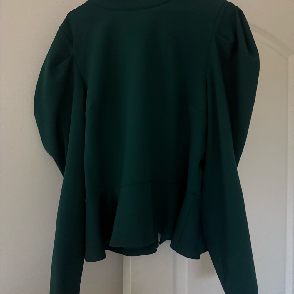 Express Black Boxy Oversized Blouse